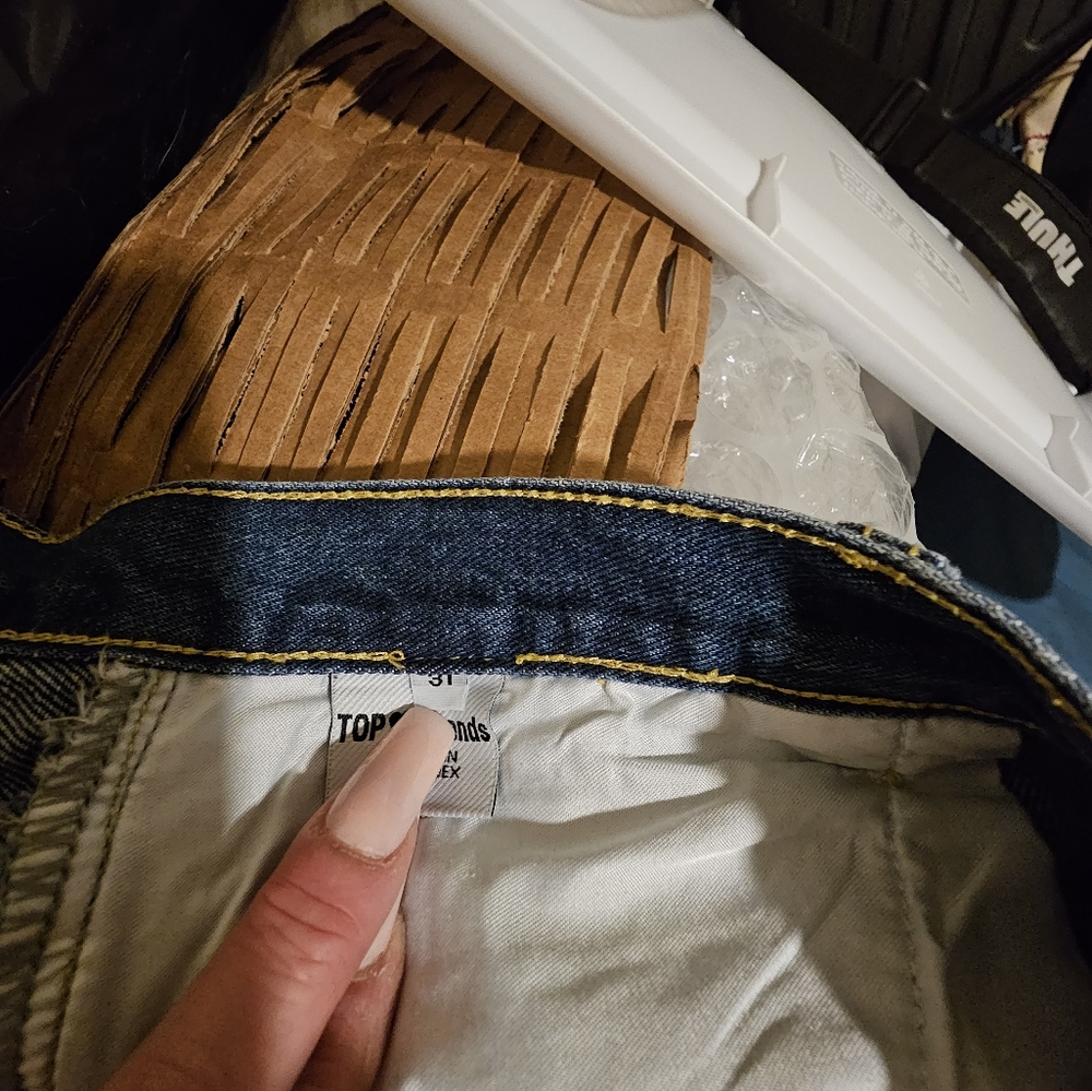 Top Trends Basic Collection Distressed Jeans - Picture 2 of 5